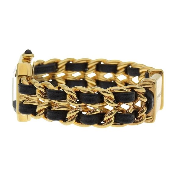 CHANEL Premiere S Watches H0001 blackDial Plated Gold/leather Quartz - Picture 5 of 8